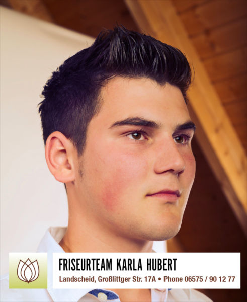 Werbefotografie für das Friseurteam Karla Hubert, Portraitfotografie als Werbung.